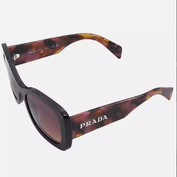 Prada Brown Gradient Butterfly Ladies Sunglasses New - Picture 5 of 5